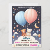 sky joint beer Hete Luchtballon Twins 1e Verjaarda Kaart (Voorkant)