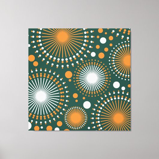 Sky Joy Fireworks Fiesta Canvas Afdruk (Voorkant)