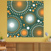 Sky Joy Fireworks Fiesta Canvas Afdruk (Insitu (Woonkamer))