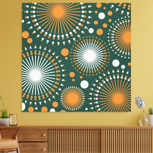  Sky Joy Fireworks Fiesta Canvas Afdruk (Insitu (Woonkamer))