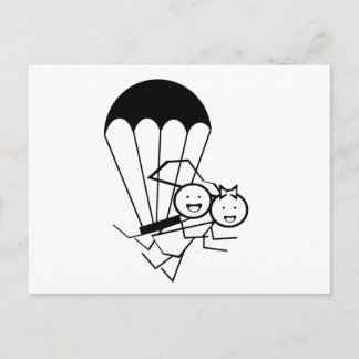 Sky Jump Wedding Briefkaart