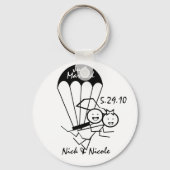 Sky Jump Wedding Sleutelhanger (Voorkant)