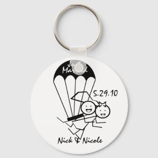 Sky Jump Wedding Sleutelhanger