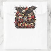 Sky King Eagle Sticker | Krachtige Vogel Grafische (Tas)