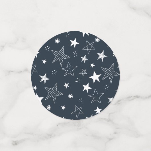 Sky | Kleine gepersonaliseerde Birthday-partij Confetti (Kleine voorkant)