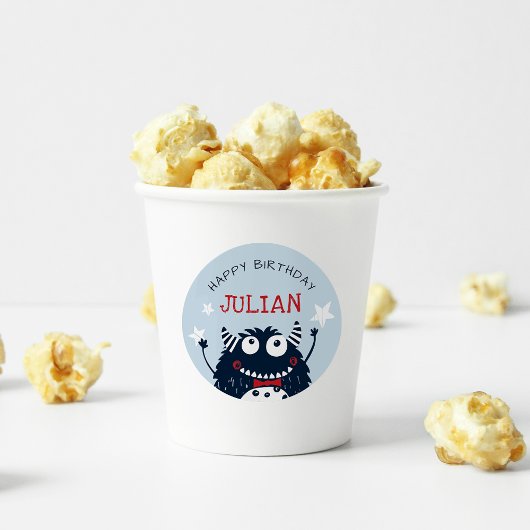 Sky | Kleine gepersonaliseerde kinderen van afgelo Ronde Sticker