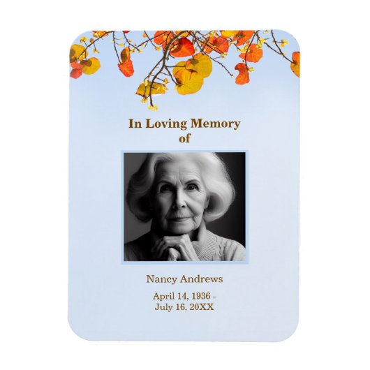 Sky laat elegant begrafenismonument achter magneet (Verticaal)