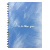 Sky-laptop - Dit is zoals u. Notitieboek (Voorkant)