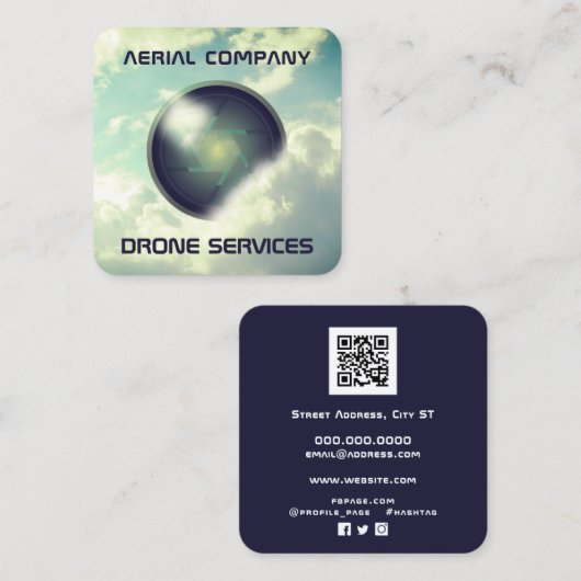 Sky lens visitekaartje (Voorkant / Achterkant)