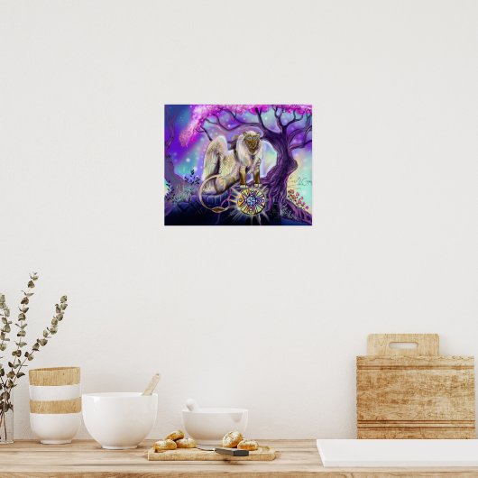 Sky Lion~art print (Keuken)