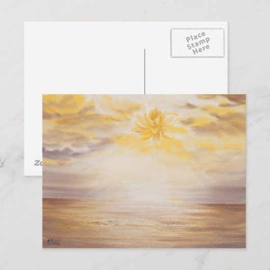 Sky Lotus Briefkaart (Voorkant / Achterkant)