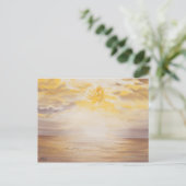 Sky Lotus Briefkaart (Staand voorkant)