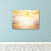 Sky Lotus Canvas Afdruk (Insitu (Houten vloer))