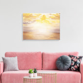 Sky Lotus Canvas Afdruk (Insitu (Woonkamer))
