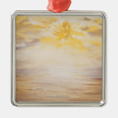 Sky Lotus Metalen Ornament (Voorkant)