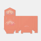 Sky lotusbloem bedankdoosjes (Uitgevouwen)