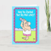 SKY MAIL Birthday-kaart Kaart (Voorkant)