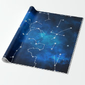 Sky Map Constellation Astronomy Lover Cadeaupapier (Uitgerold)