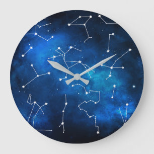 Sky Map Constellation Astronomy Lover Grote Klok