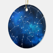 Sky Map Constellation Astronomy Lover Keramisch Ornament (Links)