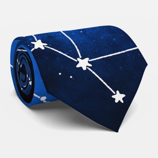 Sky Map Constellation Astronomy Lover Stropdas (Opgerold)