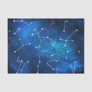 Sky Map Constellation Astronomy Lover Tissuepapier