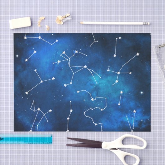 Sky Map Constellation Astronomy Lover Tissuepapier (Craft)