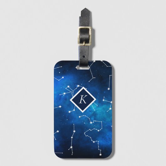 Sky Map Constellation Galaxy Astronomy Lover Bagagelabel (Voorkant (verticaal))