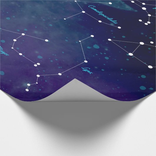 Sky Map Constellations Astronomie Cadeaupapier (Hoek)