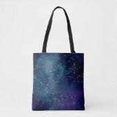 Sky Map Constellations Astronomie Tote Bag (Voorkant)