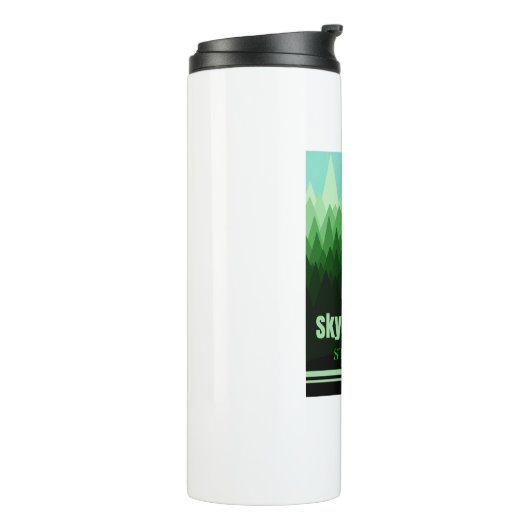 Sky Meadows State Park Virginia bos Thermosbeker (Gedraaid links)