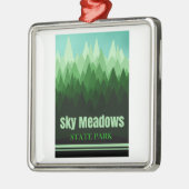 Sky Meadows State Park Virginia Forest Metalen Ornament (Links)