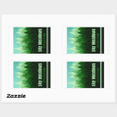 Sky Meadows State Park Virginia Forest Rechthoekige Sticker (Vel)