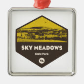 Sky Meadows State Park, Virginia Metalen Ornament (Voorkant)