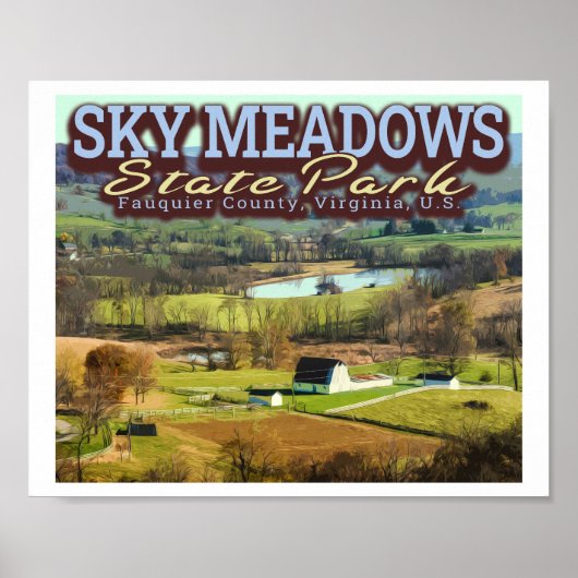 SKY MEADOWS - VIRGINIA POSTER (Voorkant)