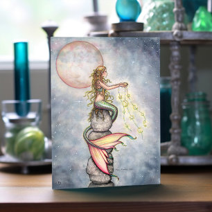 Sky Mermaid Greeting Card Kaart
