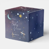 Sky Moon & Stars Celestial Baby Shower  Bedankdoosjes (Achterkant)