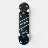 Sky Moons Sterpatroon Koel Skateboard Deck (Voorkant)