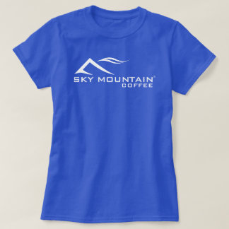 Sky Mountain Coffee Logo Basic Damk Dark T-Shirt
