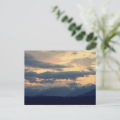 Sky, Mountain en Cloud Briefkaart (Staand voorkant)