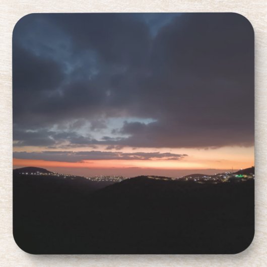 sky night Hard plastisch onderzetter (Voorkant)