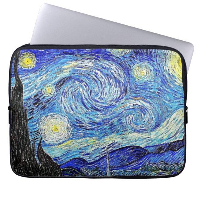  Sky Night Sterrennacht iPad Air Cover Laptop Sleeve (Voorkant)