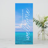 Sky Ocean Welkom Kerkgids Kaart (Staand voorkant)