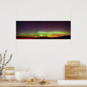 Sky of Light Northern Lights Panorama Poster (Keuken)