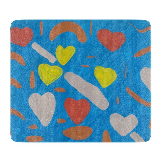 Sky of Love Cutting Board Snijplank (Voorkant)