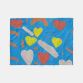 Sky of Love Fleece Blanket Deken (Voorkant (Horizontaal))