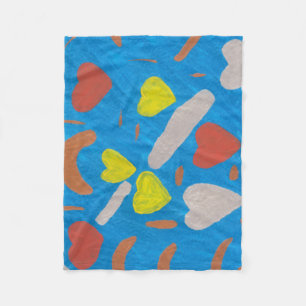 Sky of Love Fleece Blanket Deken