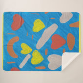Sky of Love Sherpa Blanket Deken (Voorkant (horizontaal))