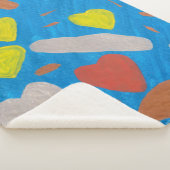 Sky of Love Sherpa Blanket Deken (3/4)