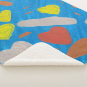 Sky of Love Sherpa Blanket Sherpa Deken (3/4)